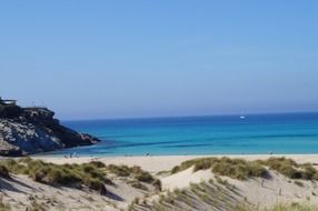 Sand beach in mallorca