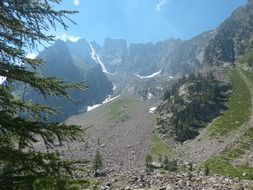 landscape of Monte Argentera, Italy