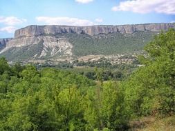 ravine in the Crimean mountains