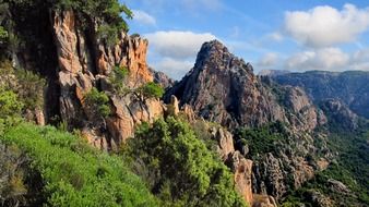 very beautiful corsica rocks
