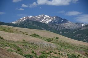 snow mountain peak landscape