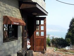 cafe on the mountain path