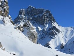 snowy muveran mountain