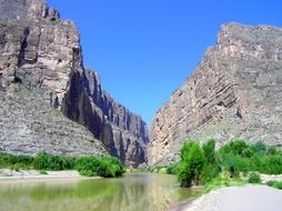 scenic landscape of big bend texas