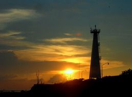 Lighthouse in Pantai Camplong