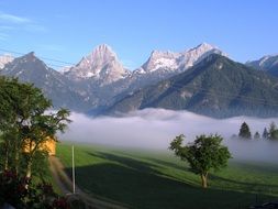 beautiful mountains panorama