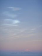 blue sky over Antarctica