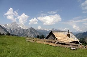 mountain hut in the Dolomites