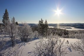 The nature of the Norway landscape