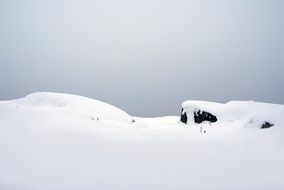 Snowy Uppsala in winter