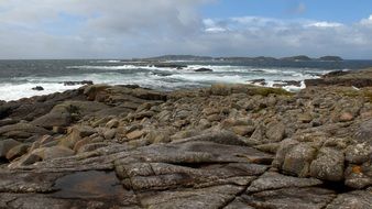 ireland stone coast