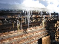 log cabin in the denali national park