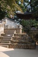 garden staircase in Changdeokgung