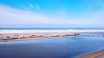 blue ocean summer holiday mood