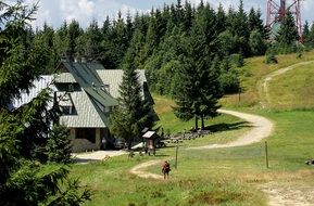 house among the mountains in radziejowej