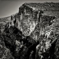 mountain france monochrome