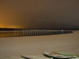 snow covered winter lake in finland