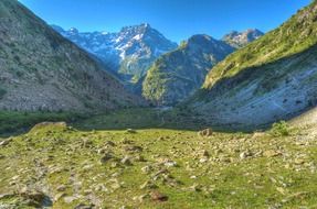 Landscape of the alps i. valgaudemar