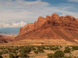 red rocks mountains