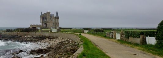 quiberon village , france