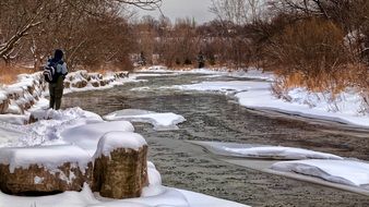winter fishing