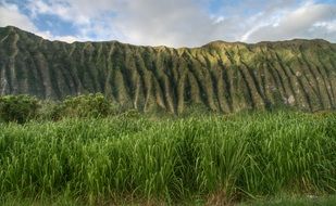 panoramic mountain range