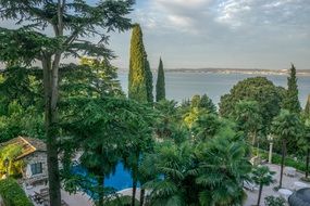 pool luxury lake garda resort