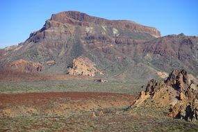 magnificent guajara mountain lava rock