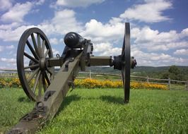 antietam in the cloudy sky in maryland