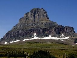 A mountain in a provincial park in Canada