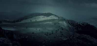 darkness mountains