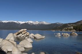 lake tahoe water in California