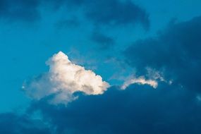 blue sky with clouds