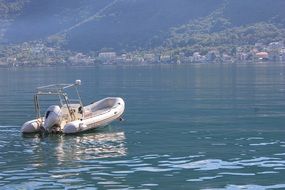 boat on the stunningly beautiful water
