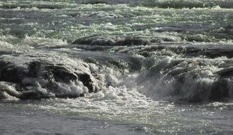 river waterfall