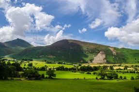 landscape mountains grass england