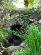 stream among the stones in sweden