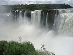 beautiful waterfall in Brazil