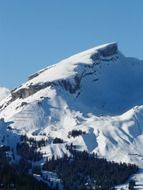 snowy landscape in the Alps