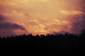 glow in the sky