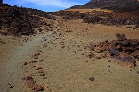 Teide National park on Canary islands