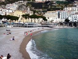 amalfi mediterranean coast in italy