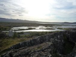Iceland nature tectonic landscape