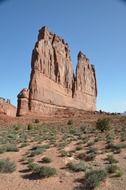 rock formations in the national park