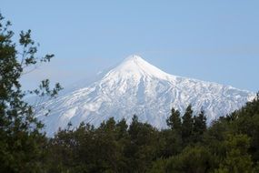 3718 meter teide volcano mountain, tenerife