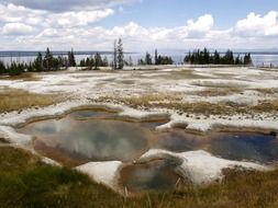 unusual landscapes in yellowstone national park