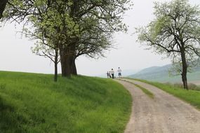 people on the Wachau valley