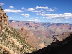 view of the canyon from the mountain