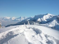 snow switzerland mountains
