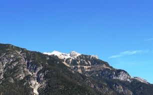 landscape of the tyrolean alps